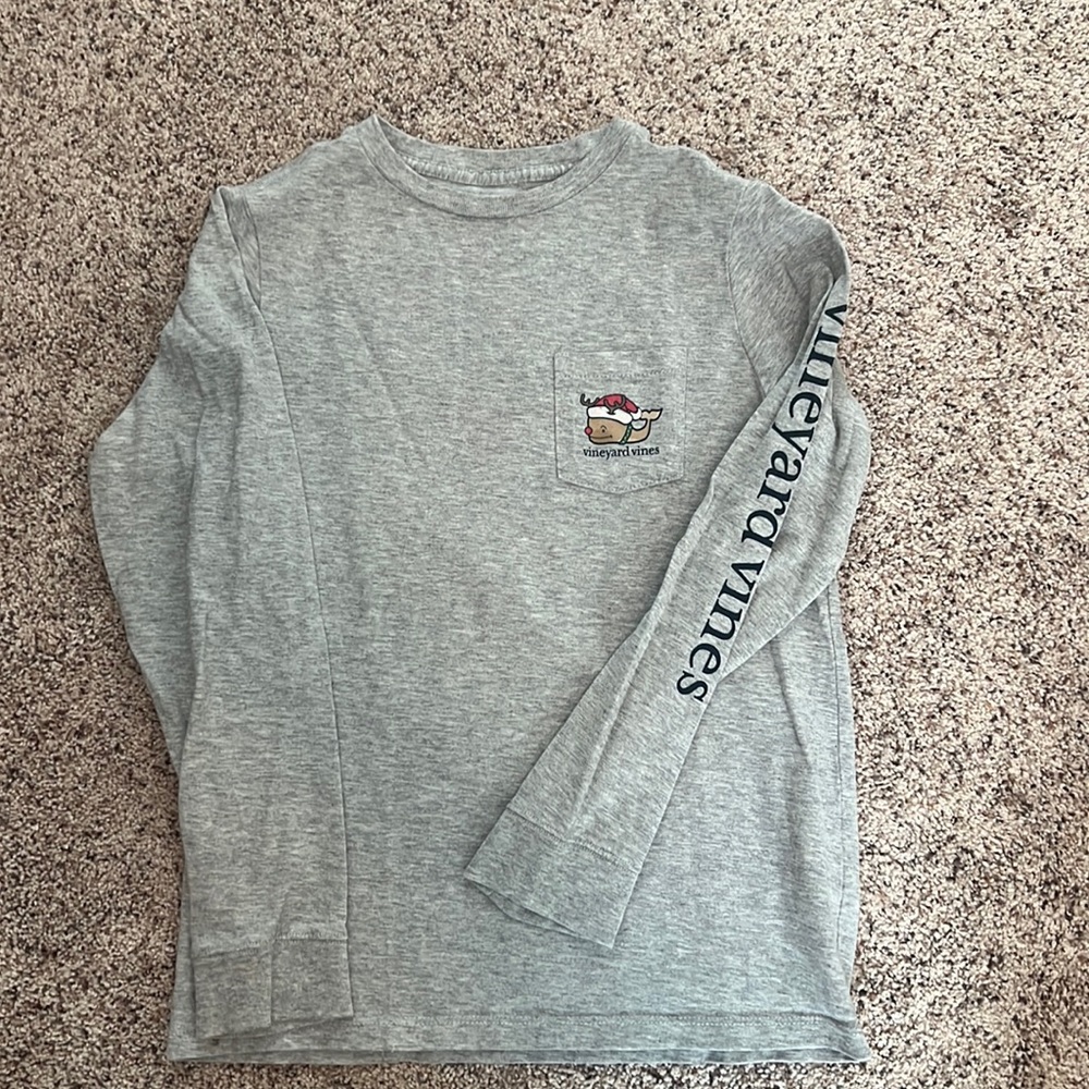 Vinyard Vines Boys Christmas Long Sleeve T-Shirt